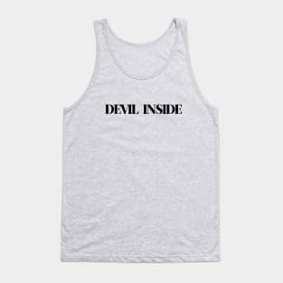 Devil Inside, black Tank Top